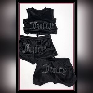 Y2K Juicy Couture 3 Piece Velour Lounge Set M